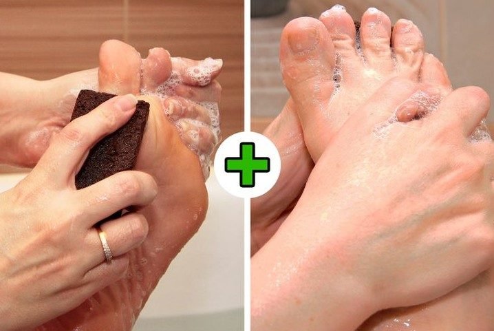Wash your feet properly