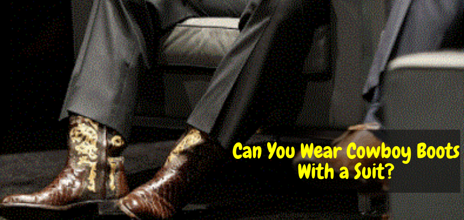 Can You Wear Cowboy Boots With a Suit